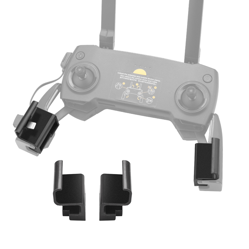 Drone Battery Case - Black Remote Control Mount Phone Case