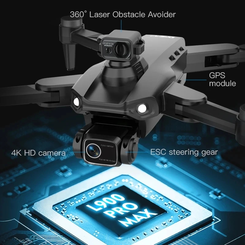 L900 Pro MAX GPS Drone 4K Prof - đánh giá và giá Drone Battery Box