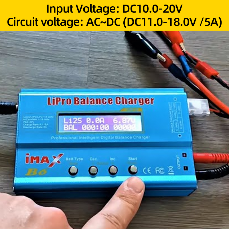 iMAX B6 80W Battery Charger Li - đánh giá và giá Drone Battery 6S