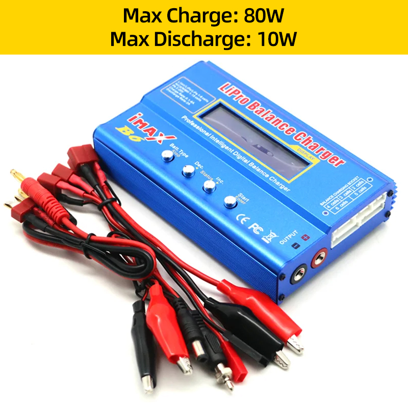 iMAX B6 80W Battery Charger Li - đánh giá và giá Drone Battery 6S